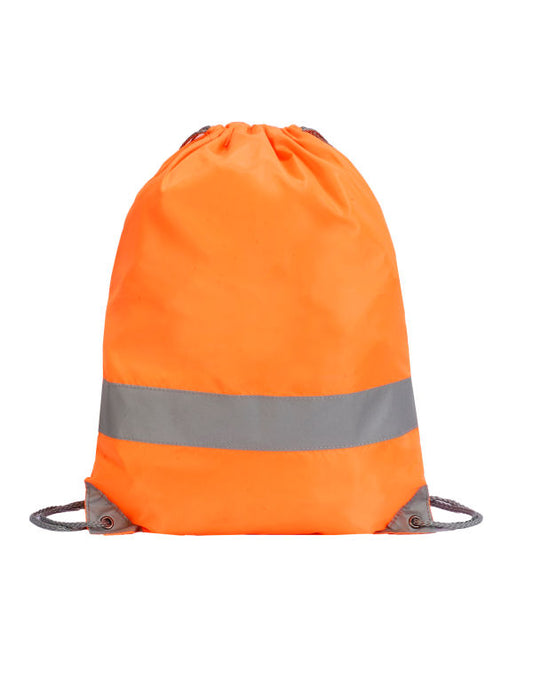 Shugon SH5892 Classic Water-resistant Hi-Vis Stafford Drawstring Tote Backpack 11 litres - COOZO