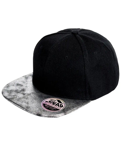Result RC87X Bronx Glitter Snapback Cap 100% Acrylic twill - COOZO