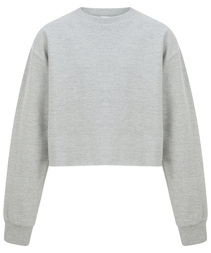 Skinnifit SM515 Kids cropped slounge Oversized dropped shoulders sweatshirt - COOZO