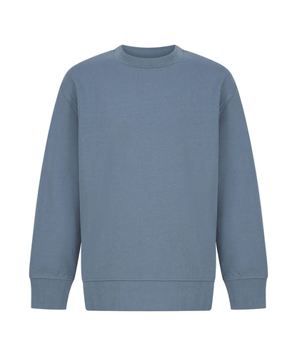 Skinnifit Minni SM530 Kids Sustainable Curved Hem Unisex relaxed fit Sweatshirt - COOZO