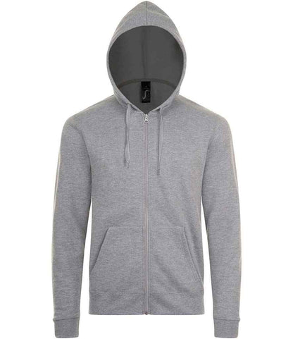 SOL'S Stone Zip Hooded Sweatshirt SOL01714 - COOZO
