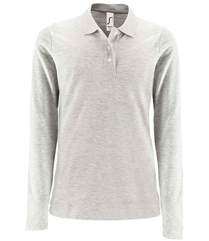 SOL'S Ladies Perfect Long Sleeve Piqu¡§| Polo Shirt - COOZO
