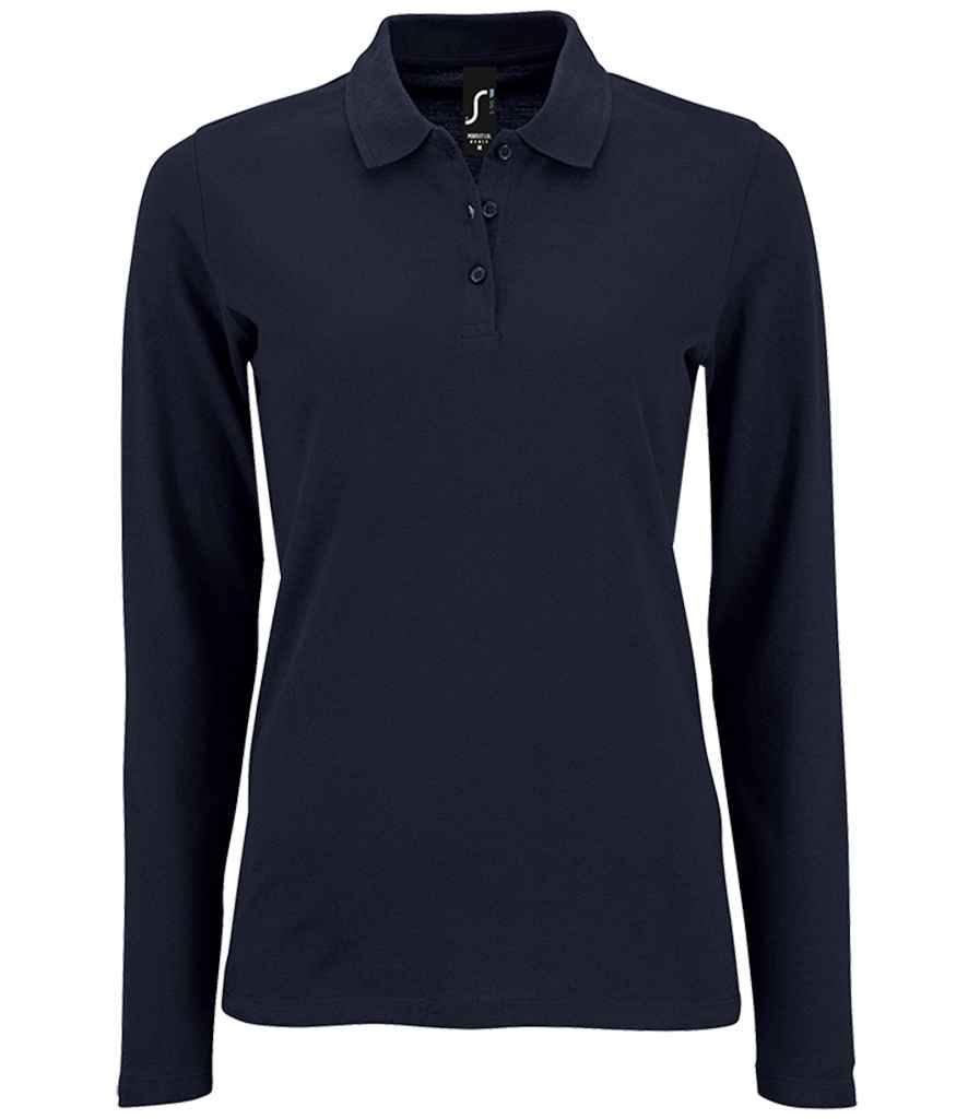 SOL'S Ladies Perfect Long Sleeve Piqu¡§| Polo Shirt - COOZO