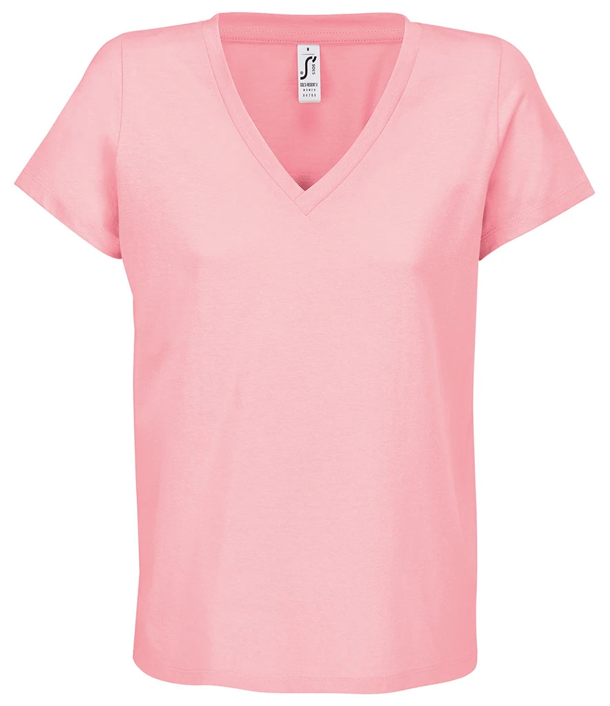 SOLS SOL04766 Ladies Regent V Neck T-Shirt - COOZO