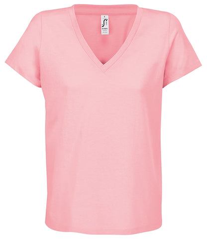 SOLS SOL04766 Ladies Regent V Neck T-Shirt - COOZO