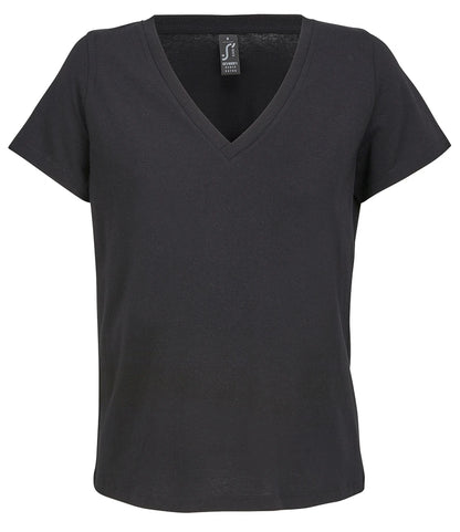 SOLS SOL04766 Ladies Regent V Neck T-Shirt - COOZO