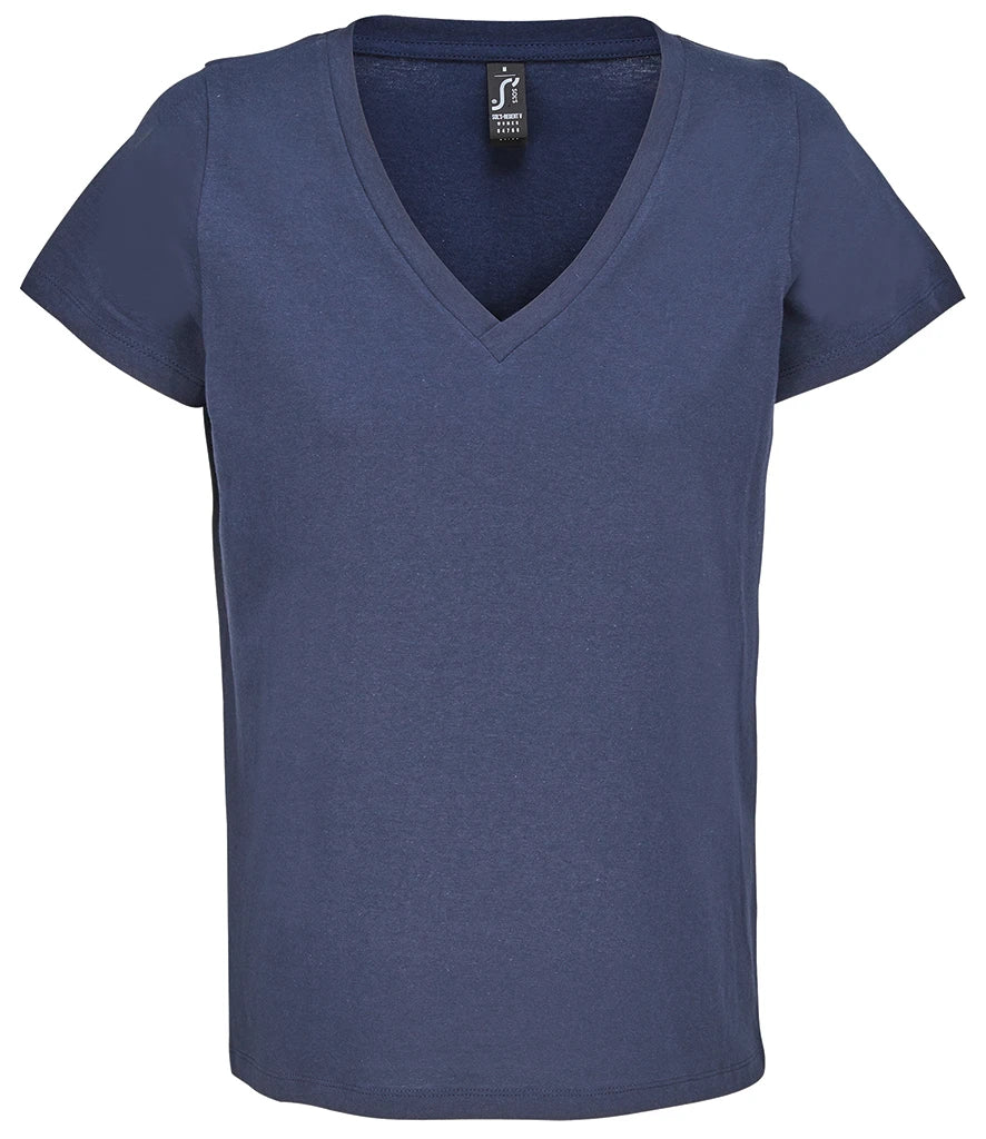 SOLS SOL04766 Ladies Regent V Neck T-Shirt - COOZO