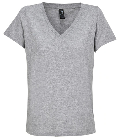 SOLS SOL04766 Ladies Regent V Neck T-Shirt - COOZO