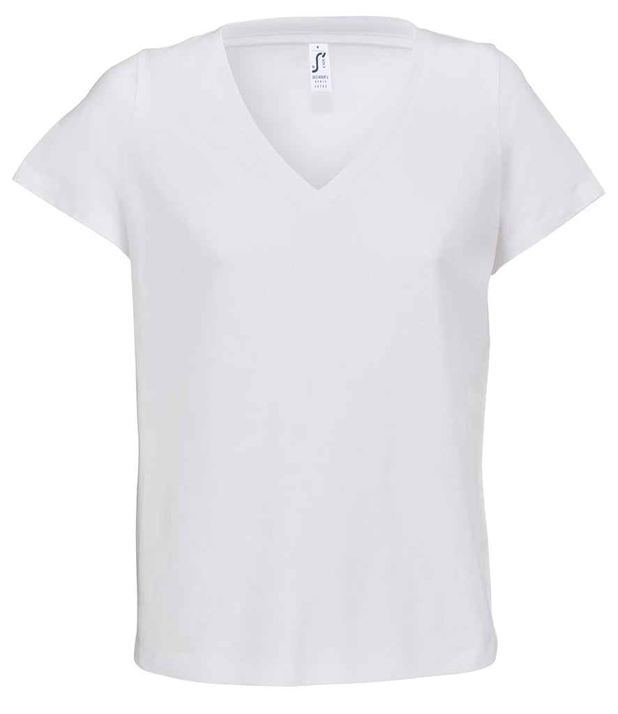 SOLS SOL04766 Ladies Regent V Neck T-Shirt - COOZO