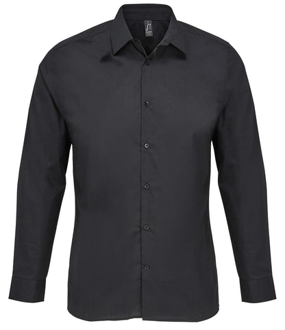 SOLS SOL04770 Bailey Long Sleeve Poplin Shirt - COOZO