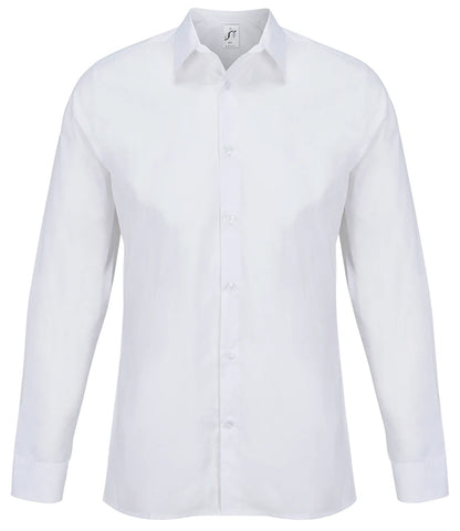 SOLS SOL04770 Bailey Long Sleeve Poplin Shirt - COOZO