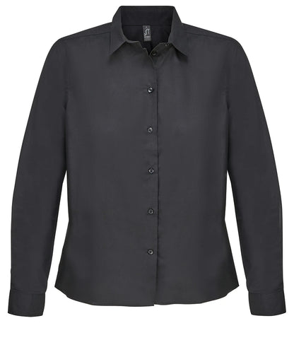 SOLS SOL04771 Ladies Bailey Long Sleeve Poplin Shirt - COOZO