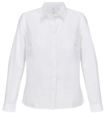 SOLS SOL04771 Ladies Bailey Long Sleeve Poplin Shirt - COOZO