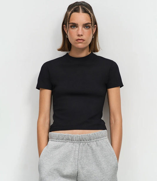 COOZO-SOLS Ladies Lilia Low Crop T-Shirt