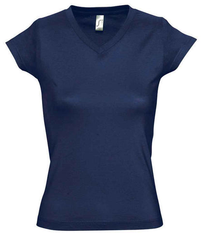 SOL'S Ladies Moon V Neck T-Shirt - COOZO
