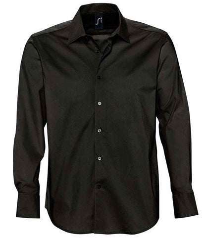 SOL'S SOL17000 Brighton Long Sleeve Fitted Shirt - COOZO