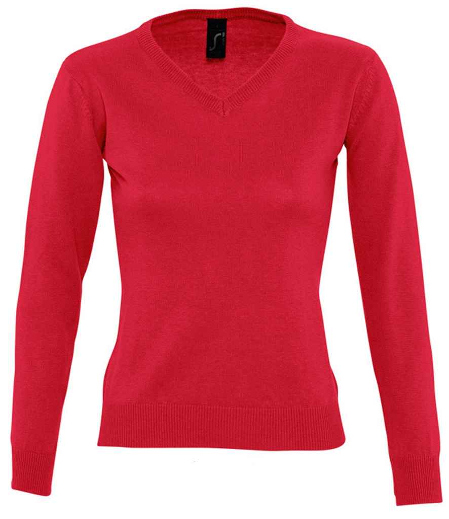 SOL'S SOL90010 Ladies Galaxy Cotton Acrylic V Neck Sweater - COOZO