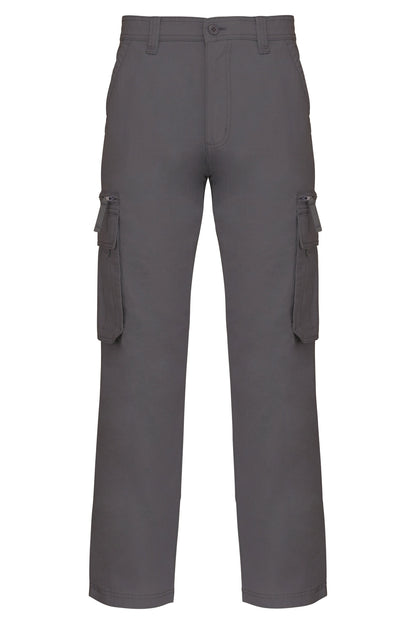 Kariban SP105 Multi pocket trousers 100% Cotton enzyme wash - COOZO