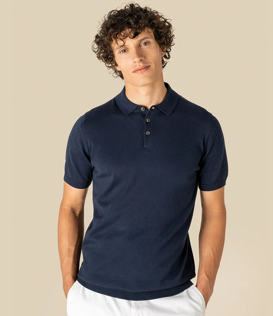 COOZO-Spasso Knitted Polo Shirt