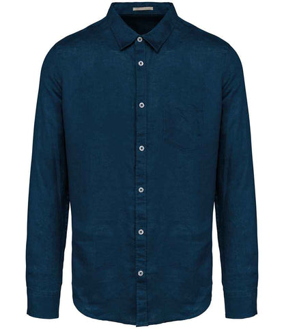 Spasso SP504 Long Sleeve Linen Shirt - COOZO