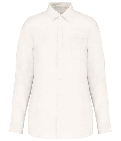 Spasso SP505 Ladies Long Sleeve Linen Shirt - COOZO
