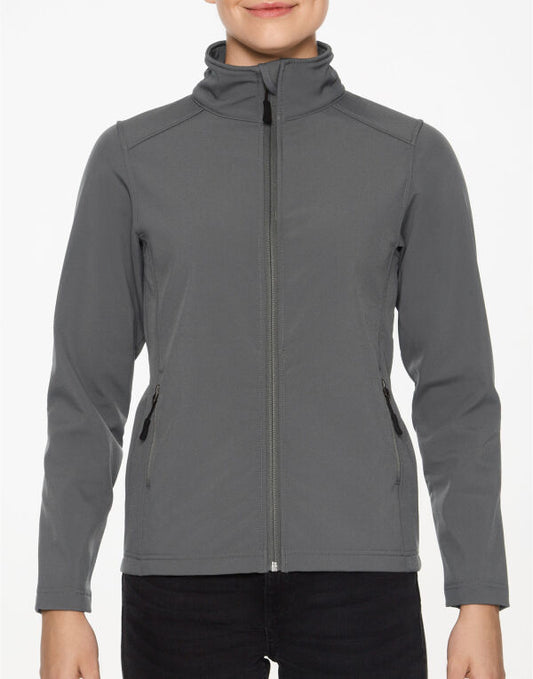 Gildan SS800L Ladies' Softshell Jacket - COOZO