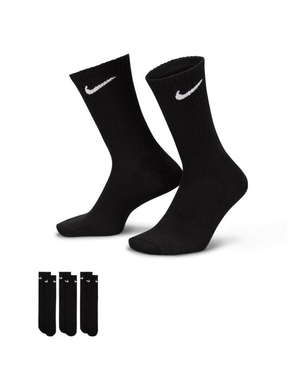 Nike SX7676 Everyday Lightweight Crew Socks (3 Pairs) - COOZO