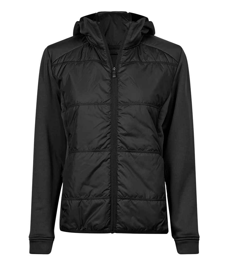 Tee Jays Ladies Hybrid-Stretch Hooded Jacket - COOZO