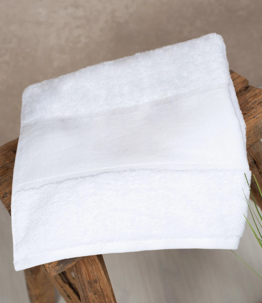 COOZO-TC504 Towel City Organic Printable Border Bath Towel