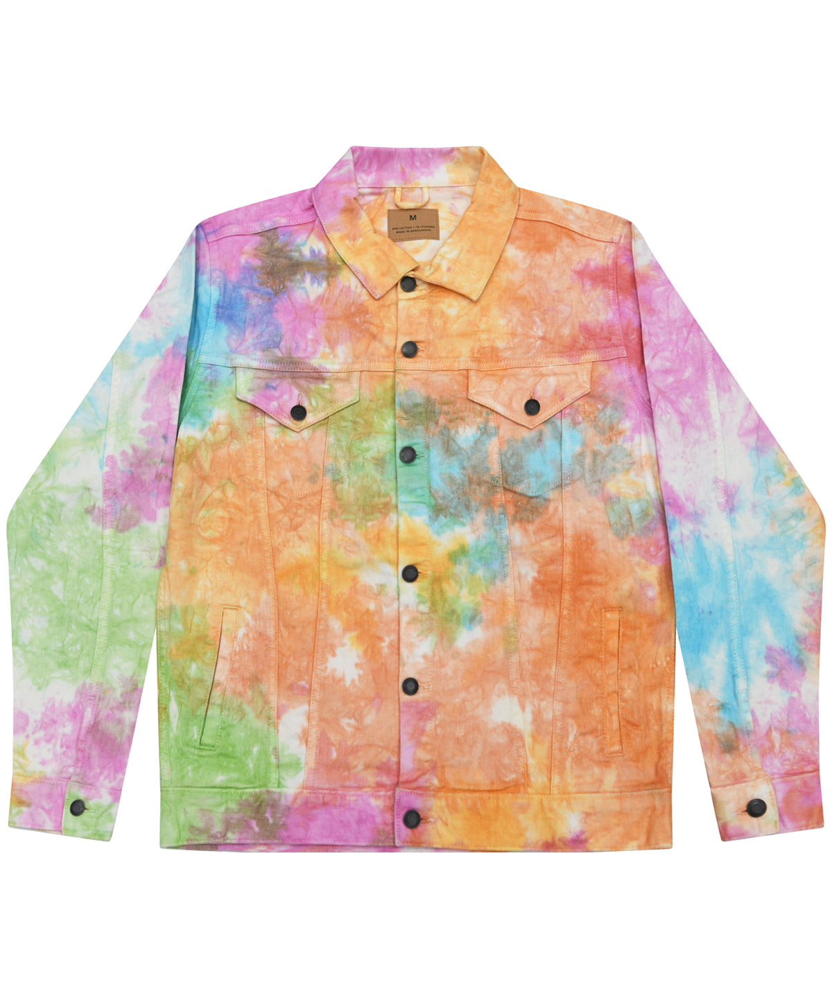 Colortone TD32M Classic Tie-dye denim jacket - COOZO