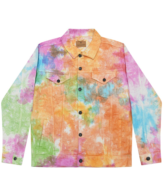 Colortone TD32M Classic Tie-dye denim jacket - COOZO