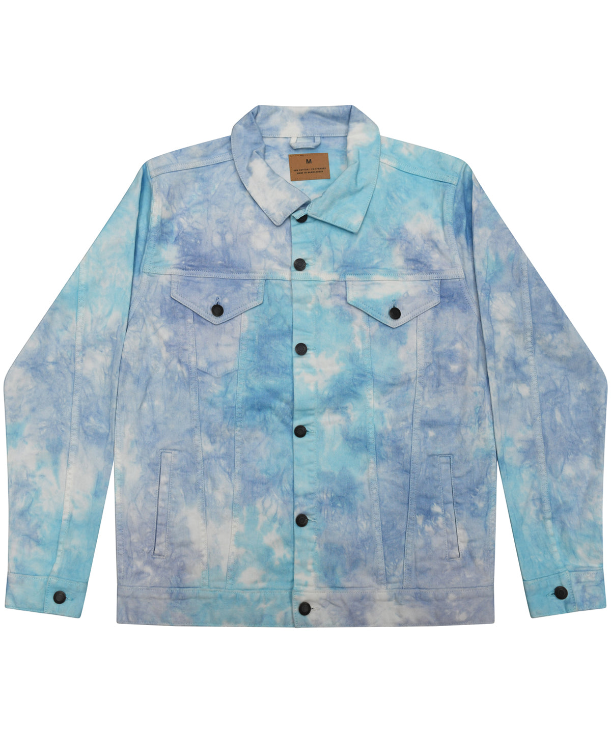 Colortone TD32M Classic Tie-dye denim jacket - COOZO