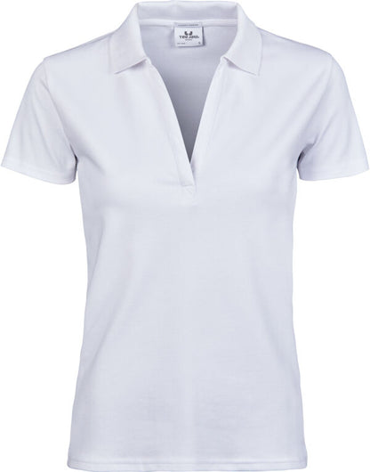 Tee Jays TJ1409 Women's Luxury Stretch V-Neck Polo