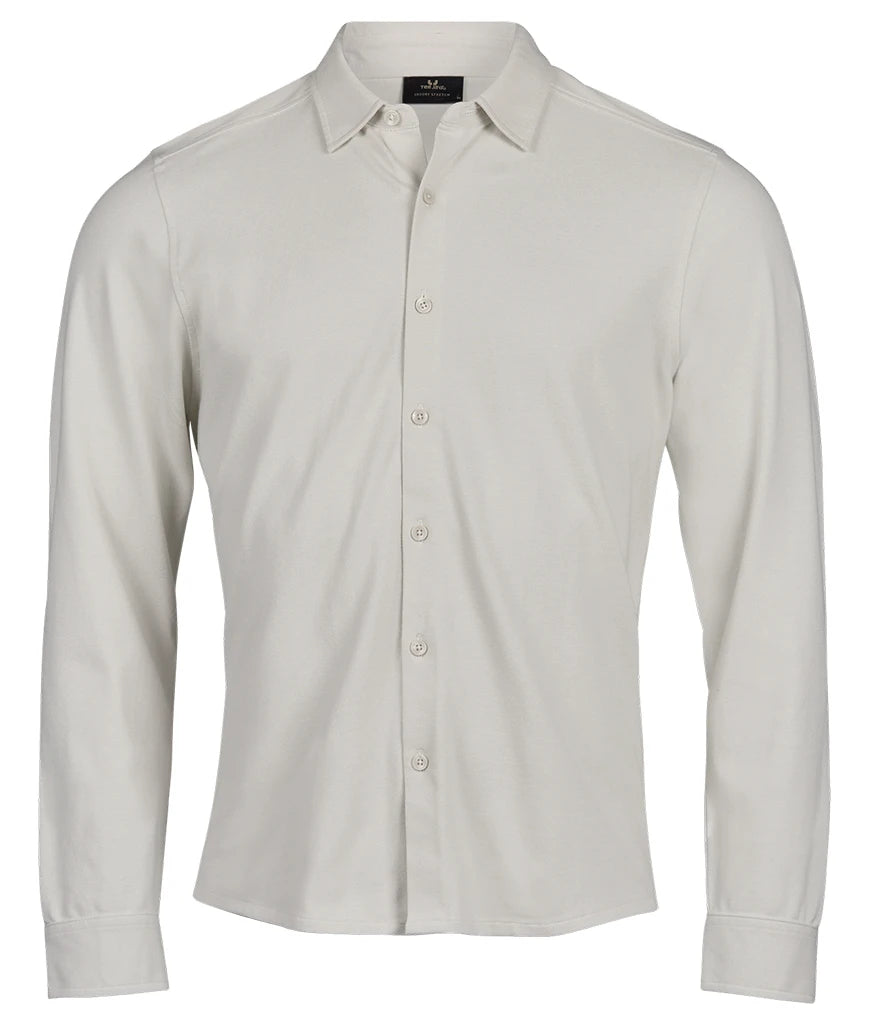 Tee Jays TJ1416 Luxury Organic Stretch Long Sleeve Shirt - COOZO
