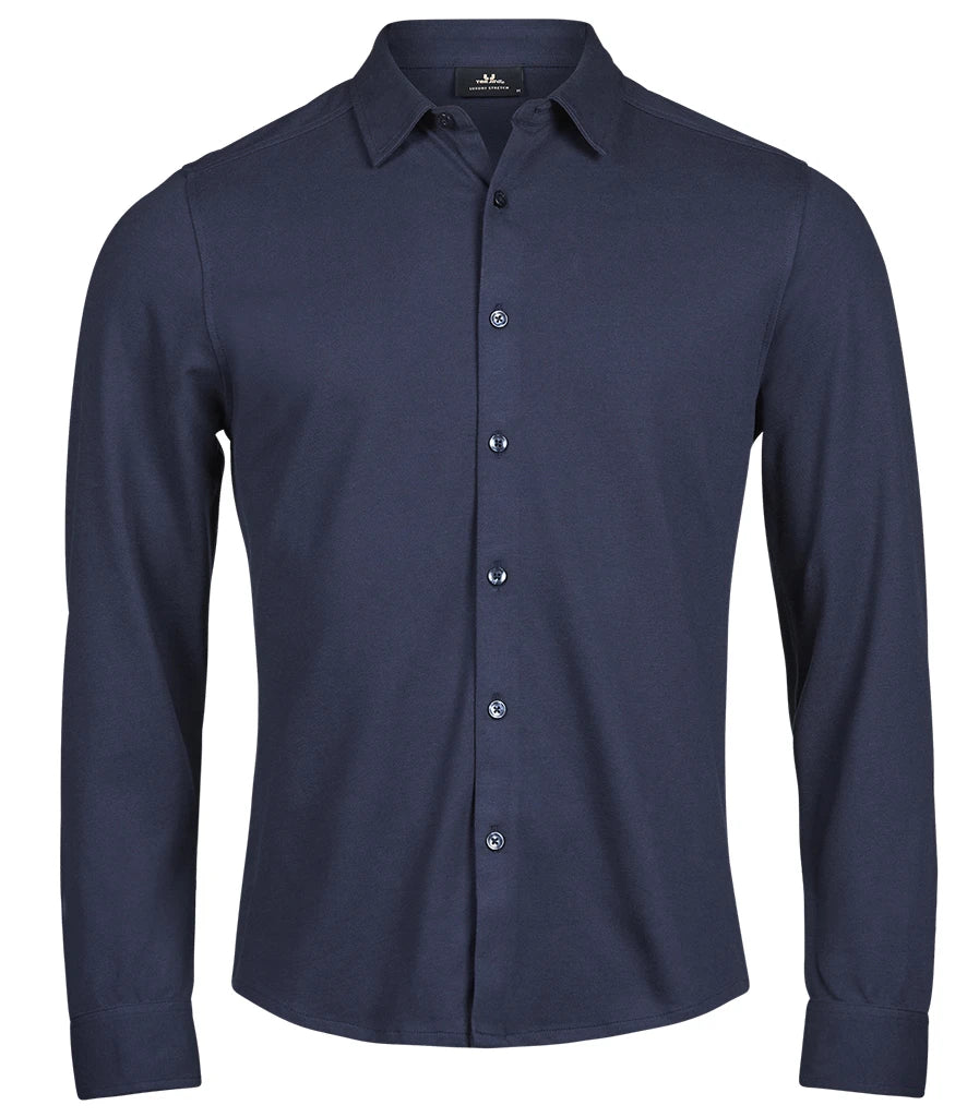 Tee Jays TJ1416 Luxury Organic Stretch Long Sleeve Shirt - COOZO