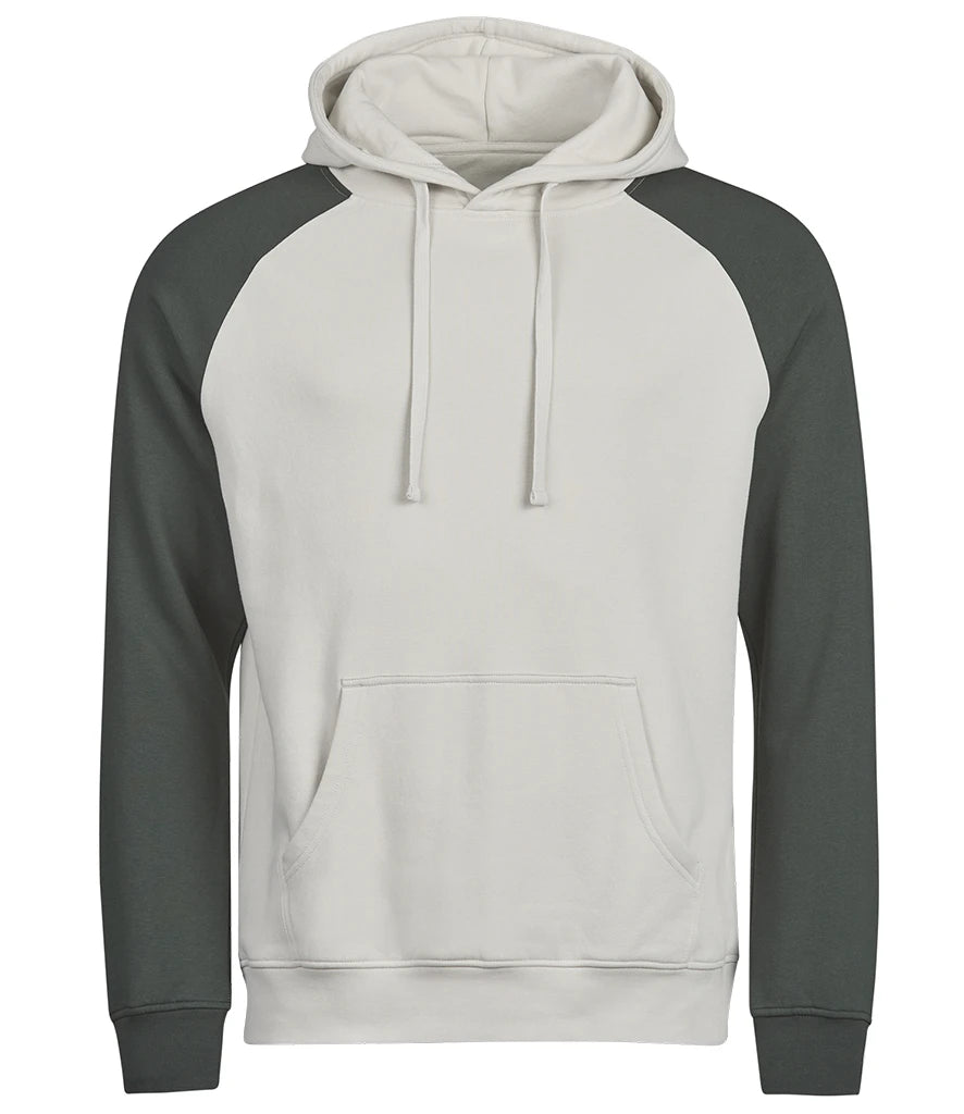 Tee Jays TJ5156 Unlabeled Two-Tone Hooded Sweatshirt