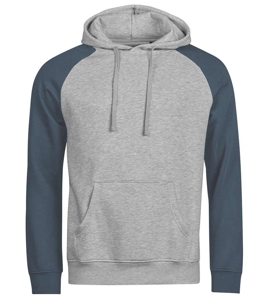 Tee Jays TJ5156 Unlabeled Two-Tone Hooded Sweatshirt