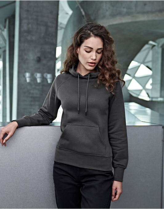 Tee Jays Ladies Raglan Hooded Sweatshirt - COOZO
