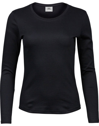 Tee Jays Lady Long Sleeve Interlock Tee - COOZO
