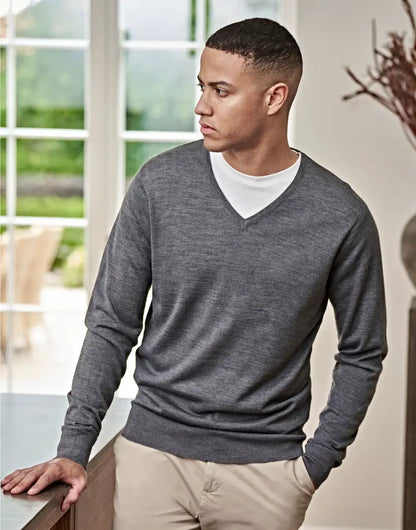 Tee Jays TJ6001 Men's V Neck Knitted Sweater Outlet