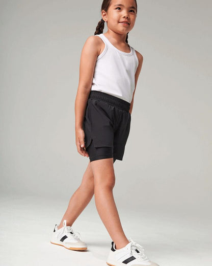 COOZO-Tombo Kids Double Layer Sports Shorts