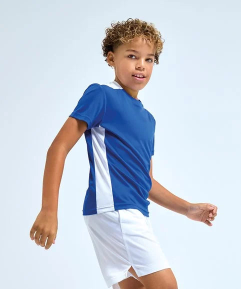 COOZO-Kids TriDri® Contrast performance t-shirt