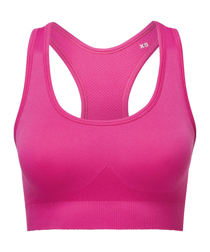 TriDri TR214 seamless '3D fit' multi-sport sculpt solid colour bra - COOZO