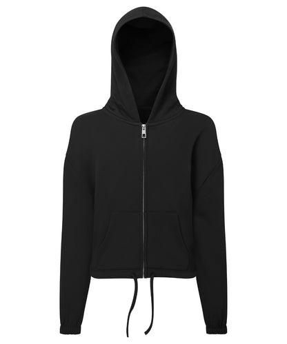 TriDri TR61B Kids recycled cropped oversize full-zip hoodie - COOZO