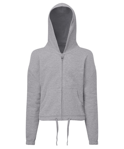 TriDri TR61B Kids recycled cropped oversize full-zip hoodie - COOZO