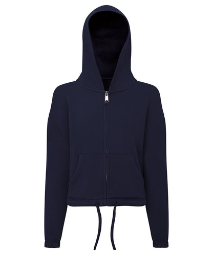 TriDri TR61B Kids recycled cropped oversize full-zip hoodie - COOZO