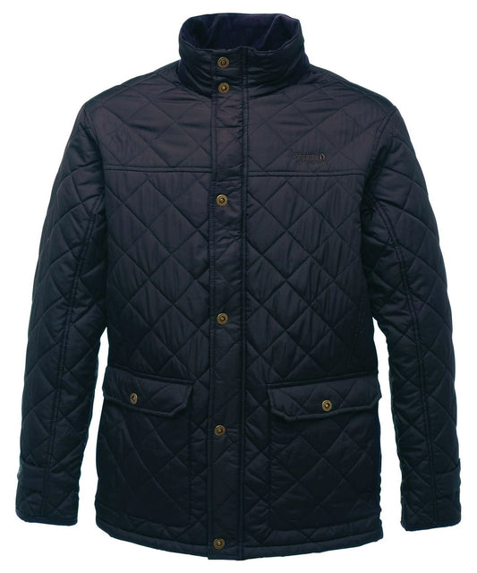 Regatta TRA441 Tyler Diamond Quilted Showerproof Jacket - COOZO