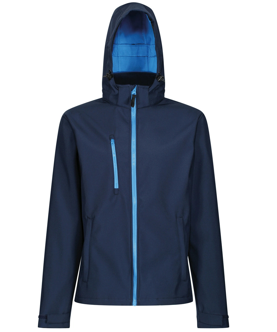 Regatta TRA701 Venturer 3-layer hooded softshell waterproof wind resistant and breathable jacket - COOZO