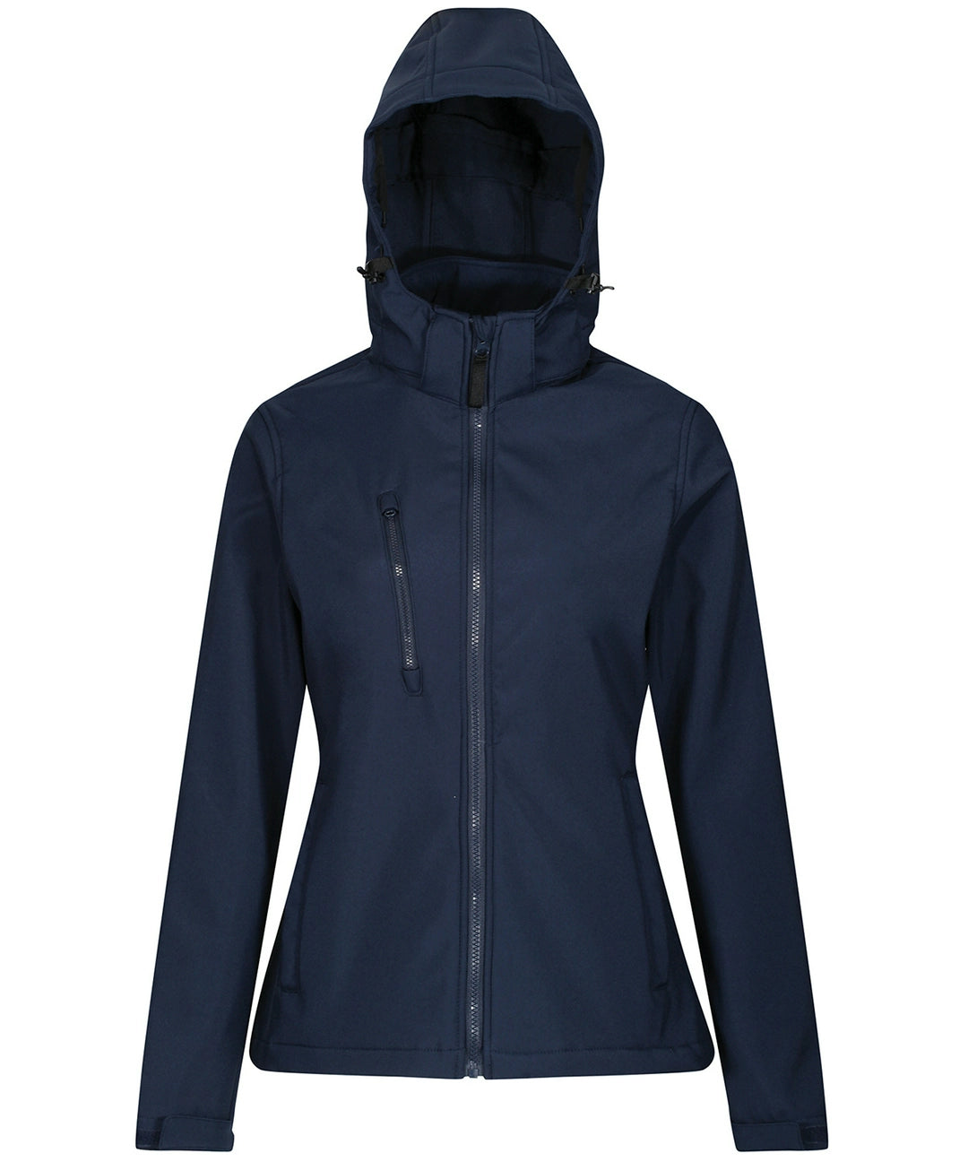 Regatta TRA702 Women's venturer 3-layer hoodedwaterproof wind resistant and breathable softshell jacket - COOZO