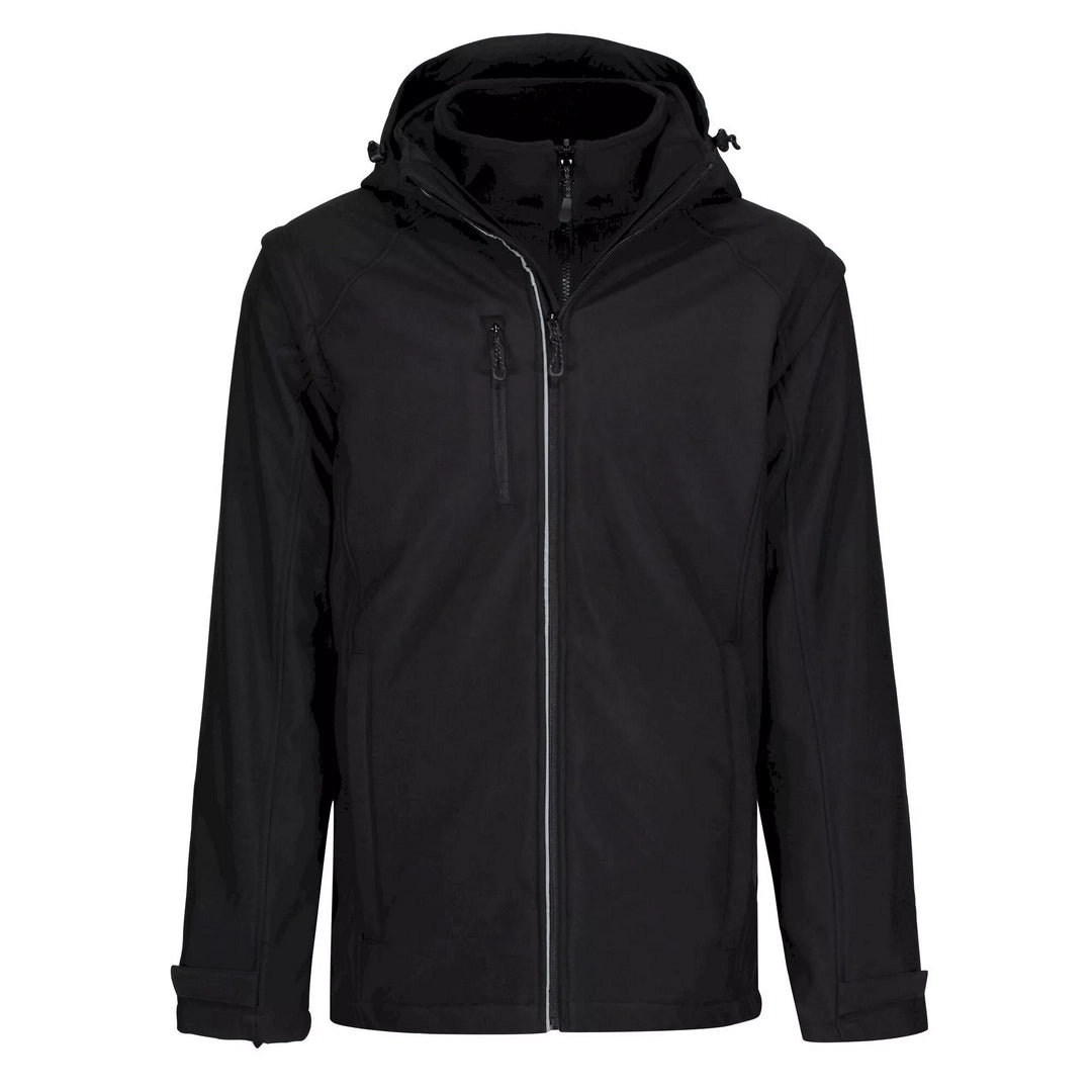 Regatta TRA713 Men's Erasmus 4-In-1 Softshell Waterproof and breathable Jacket 100% Polyester - COOZO